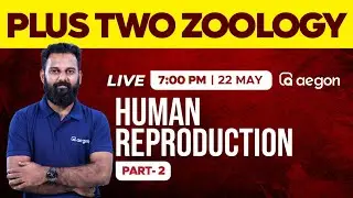 Zoology | Human Reproduction - Part 2 | Aegon Learning | 2024 | Aegon Plus Two Live