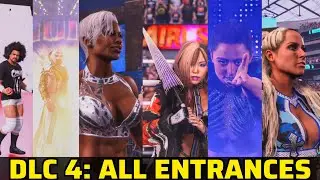 WWE 2K24 | Carlito, Jade Cargill, Dragon Lee, Kairi San, McCool, NiaJax & Lyra | DLC 4 All Entrances