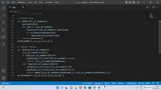Mean Median Mode | Python Calculator | Programming Stars | #coding #python