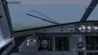 Interjet A320 landing at Cancun
