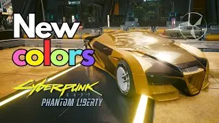 Check out these amazing new paint jobs for Rayfield in Cyberpunk 2077