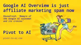 Google AI Overview is just affiliate marketing spam now