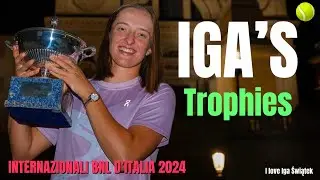 Iga’s Trophies 🏆❤️ (as for the date 18.05.2024) #iga #igaswiatek #swiatek #internazionalibnlditalia