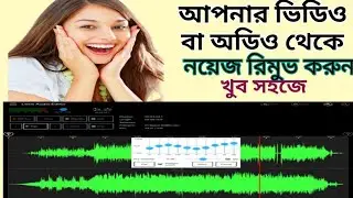 Lexis audio editor tutorial in Bangla। ভিডিও থেকে কিভাবে নয়েজ রিমুভ করবেন।