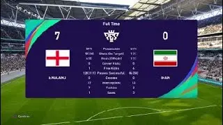 ENGLAND VS IRAN (amateur) WORLD CUP 2022 GROUP B #pes2021 #playstation4