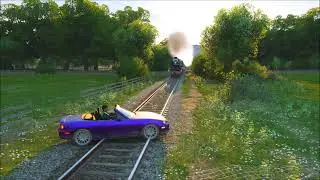 Waiting on the tracks in Forza like #shorts