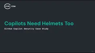 Copilots Need Helmets Too: GitHub Copilot Security Case Study [Miloslav Homer]
