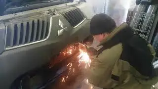 Установка Губы от Widim и лебедки ч.2