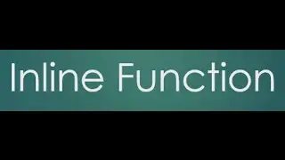 14  Inline Function