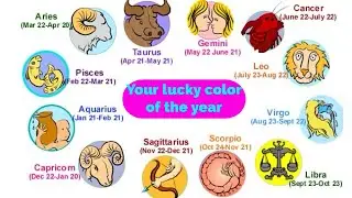 Your lucky color of the year 2024 #2024 #zodiac #2024astrology #lucky_zodiac #luckysigns