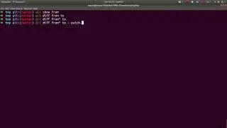 Create and apply a patch file from git diff
