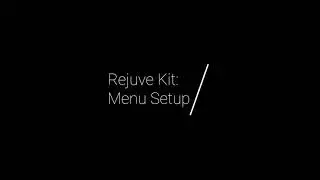 Rejuve Complete Website Kit: Setting Up Your Menu & Navigation