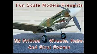 Finishing And Painting 3D Landing Gear Covers and Wheels From Rabid Models