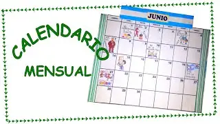 Calendario del mes de Junio 2020
