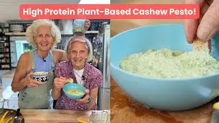 High Protein Plant-Based Cashew Pesto!