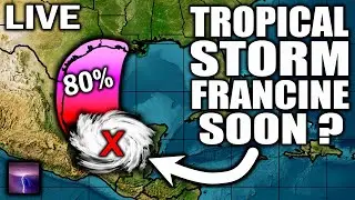 TROPICAL UPDATE LIVE🔴: Tropical Storm Francine Likely & Watching The MDR...