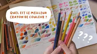 Quel est le MEILLEUR CRAYON DE COULEURS ? ✷ Luminance, Derwent, Posca, Polychromos... ✷ | ART REVIEW
