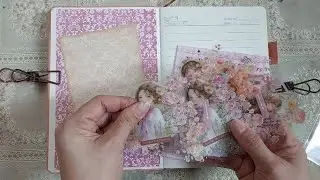 [A Page at a Time #260] decorate a journal with me