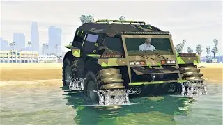 NEW *TANK* That DRIVES on WATER in GTA 5! (INSANE)
