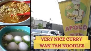 Curry Wan Tan Noodles 云吞面 | Al-Dente Wan Tan Noodles in Shah Alam