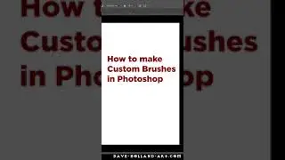 How to make Custom Brushes in Photoshop 