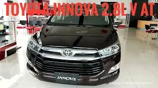 Toyota INNOVA 2.8 V(Top-end) AT | Blackish RED (Philippines) | Video by Marvin Masongsong