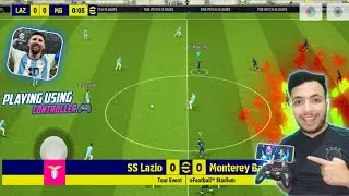How To Play eFootBall 2024 Mobile with the GamePad || Pes 24 Gamepad X3 joystick