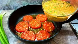 I Have Never Eaten such delicious Eggs! Simple and easy breakfast! Quick recipe!