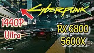 The CYBERPUNK City at ULTRA Settings RX 6800 / 5600X