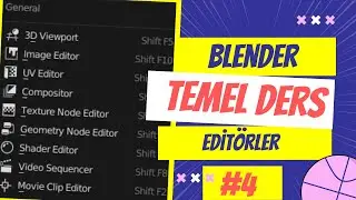 Blender 4.0 Basic Lesson: Editors #4