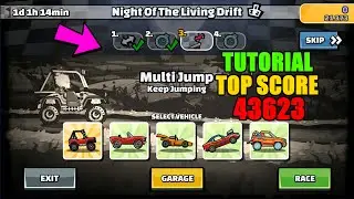 Hill Climb Racing 2 - 🎃👻💀 43623 TUTORIAL (Night Of The Living Drift)