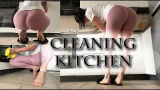 ASMR Cleaning kitchen