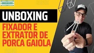 🔧 UNBOXING Fixador e Extrator de Porca Gaiola M5/M6 para Rack de Telecom (Aberto ou Fechado) de 19 🔧