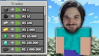 USANDO O MINECRAFT PRA GANHAR MUITO DINHEIRO!
