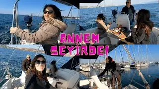 MARİNADA KAZA YAPIYORDUM! ACEMİ KAPTANIN AYRILMA-YANAŞMA ÇABALARI | ANNEMİ SEYRE ÇIKARDIK!