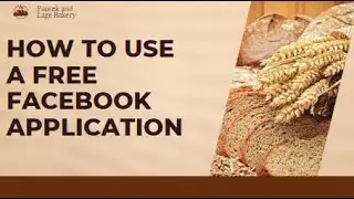 How to use a free facebook application