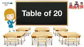 Table of 20 || Learn Multiplication || Preschool Maths ||Learn Tables for kids ||Learn Maths