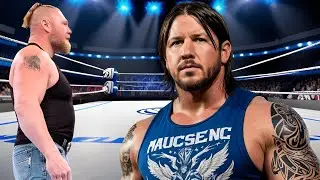 WWE - Brock Lesnar vs AJ Styles | Iron Man Match 2025 | WWE Mar 30, 2025