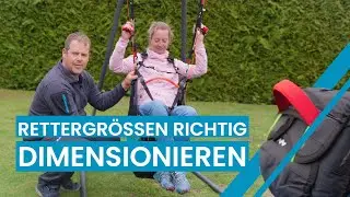 Retter korrekt dimensionieren - Gleitschirmfliegen lernen | Flugschule Hirondelle, Weinheim