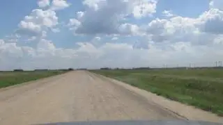 Грейдер вдоль Казахской границы