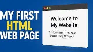 Learn HTML Step by Step with Notepad – Beginner Friendly Tutorial