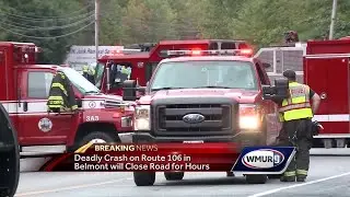 1 killed in crash on Route 106 in Belmont