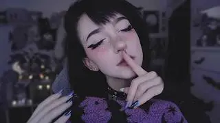 asmr ☾ to fall asleep to 💤 [mouth sounds, brown noise & scratching]