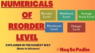 Numerical of Reorder Level