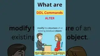 What are DDL commands in SQL ? | CREATE, ALTER, DROP, TRUNCATE, RENAME |  Data Definition Language