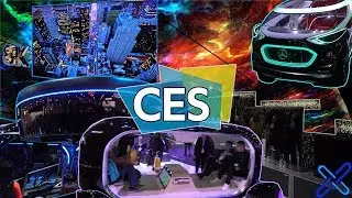 CES Day 2: LG's Video Wall, 8K TV's, Rollup TV's, and Concept Cars