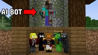 5 Minecraft Survivors VS AI Bot...