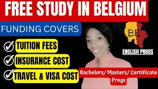 Free STUDY I FULLY FUNDED SCHOLARSHIP IN BELGIUM For International STUDENTS