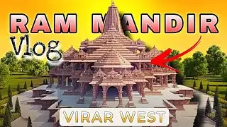 RAM MANDIR VLOG 📸 | VIRAR | MIRA ROAD | #rammandir #viral #trending #vlog