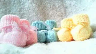 mon tricot : chaussons nouveaux-nés  maternité